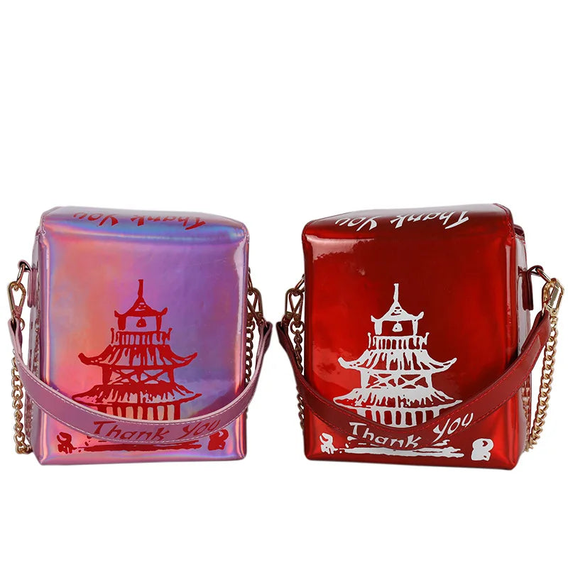 Small Chinese Takeout Box Handbag