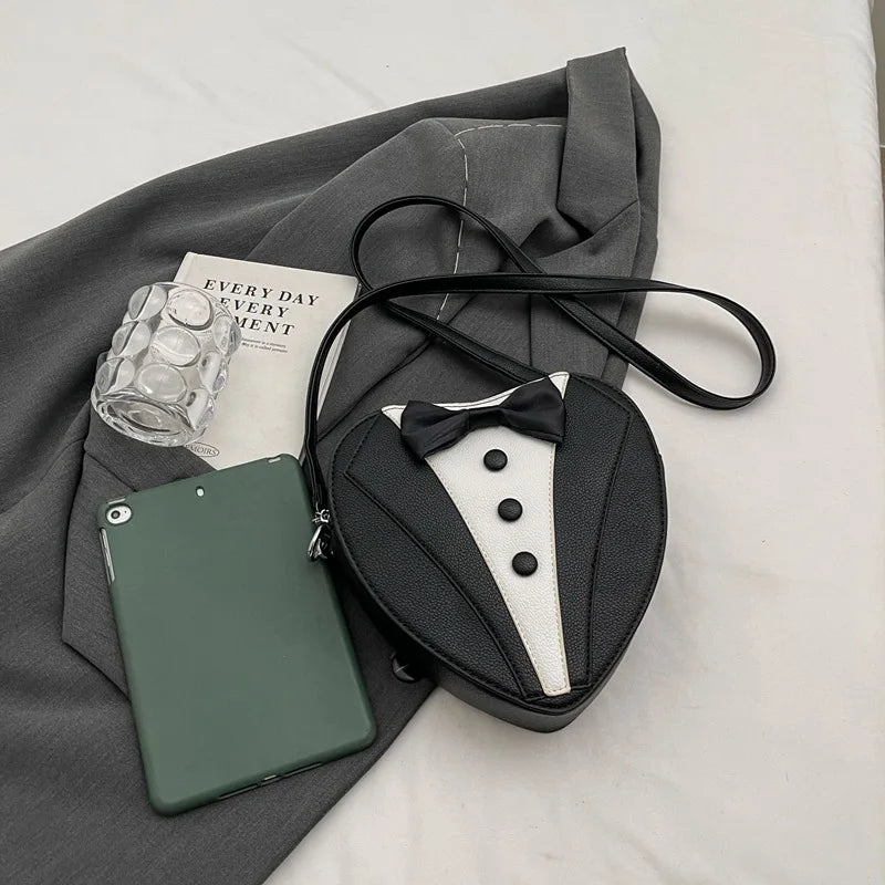 Tuxedo and Tie Handbag