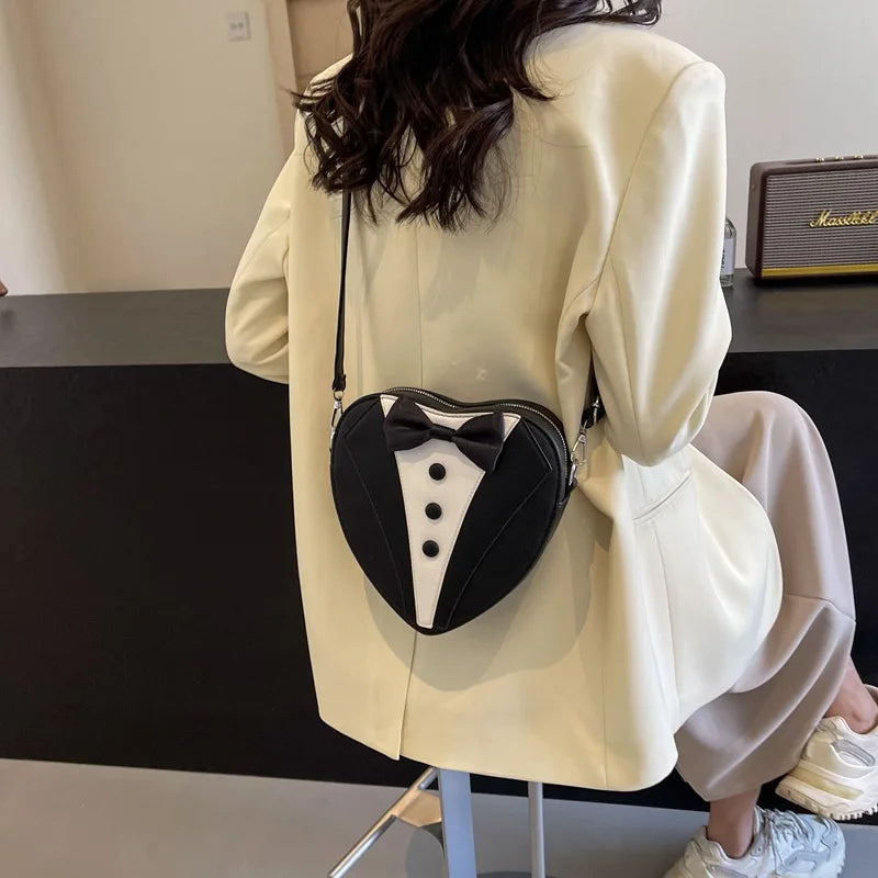 Tuxedo and Tie Handbag