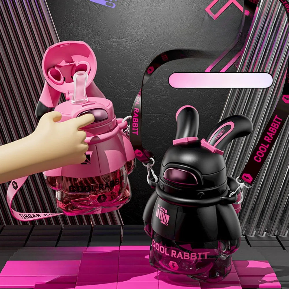 800ML Space Rabbit Water Bottle Bag