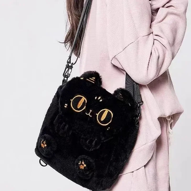 Cat Head Backpack / Crossbody Bag