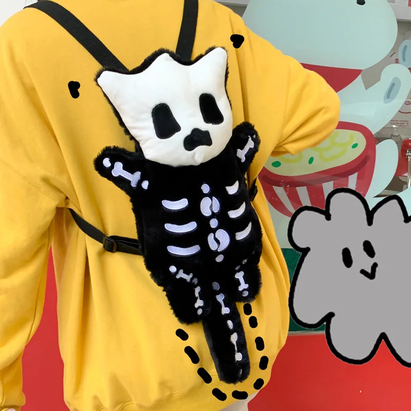 Cat Skeleton Backpack