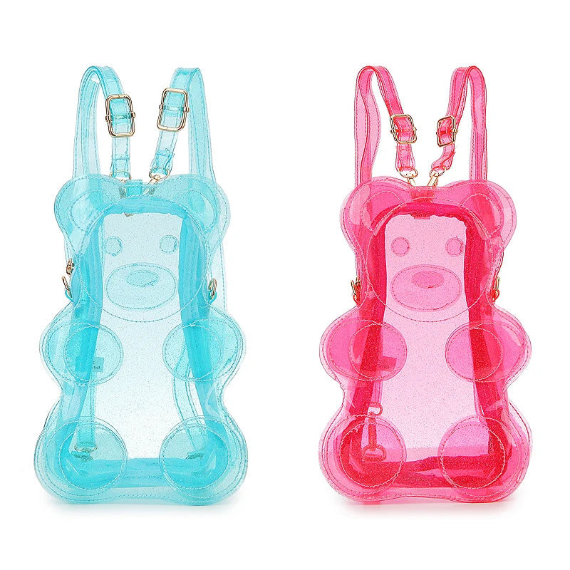 Transparent Gummy Bear Backpack