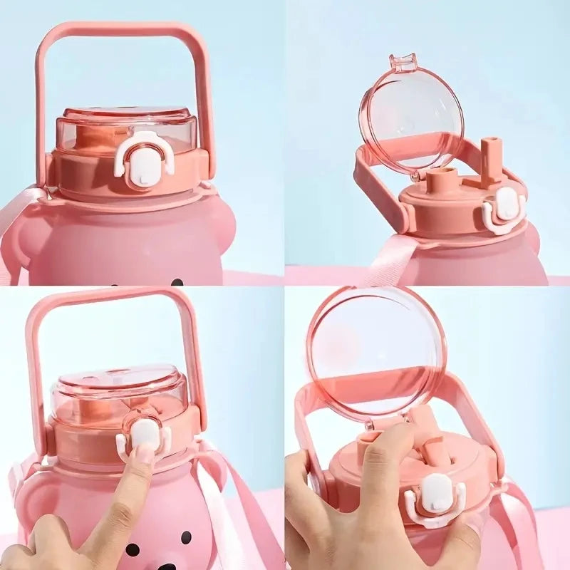 700ML Teddy Bear Water Bottle Bag