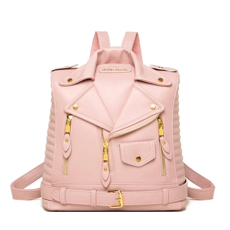 Leather Jacket Backpack