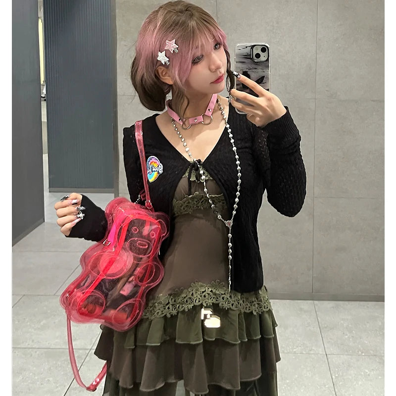 Transparent Gummy Bear Backpack
