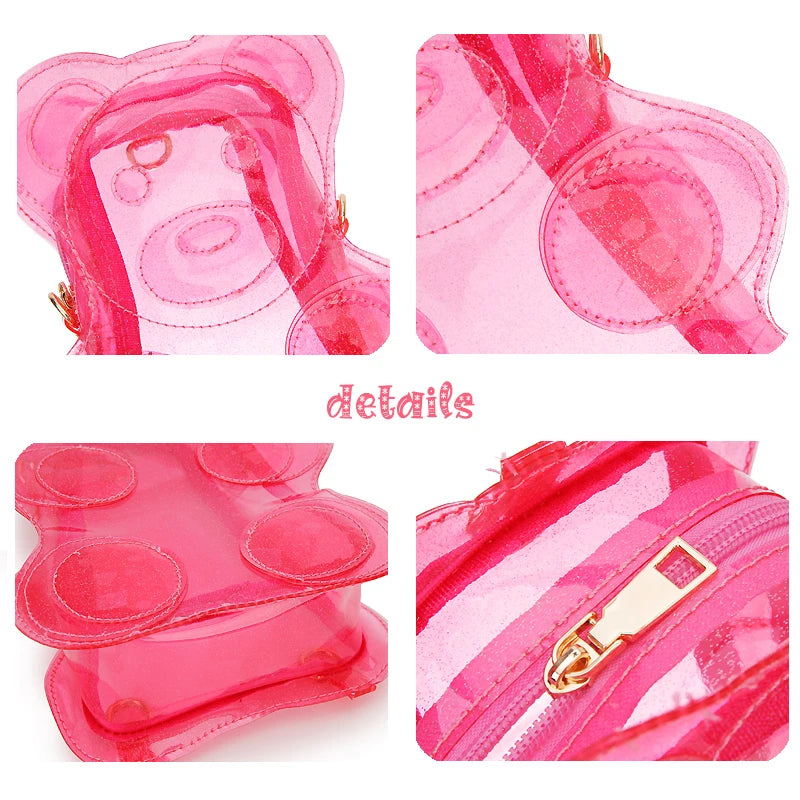 Transparent Gummy Bear Backpack