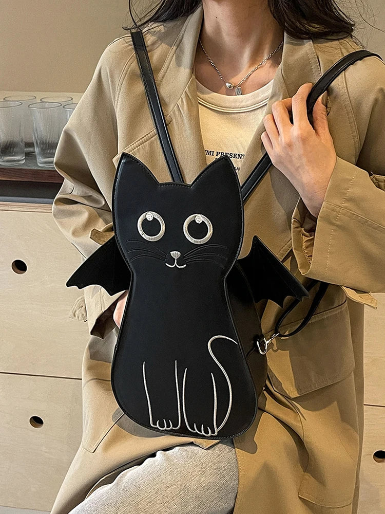 Cat with Bat Wings Backpack