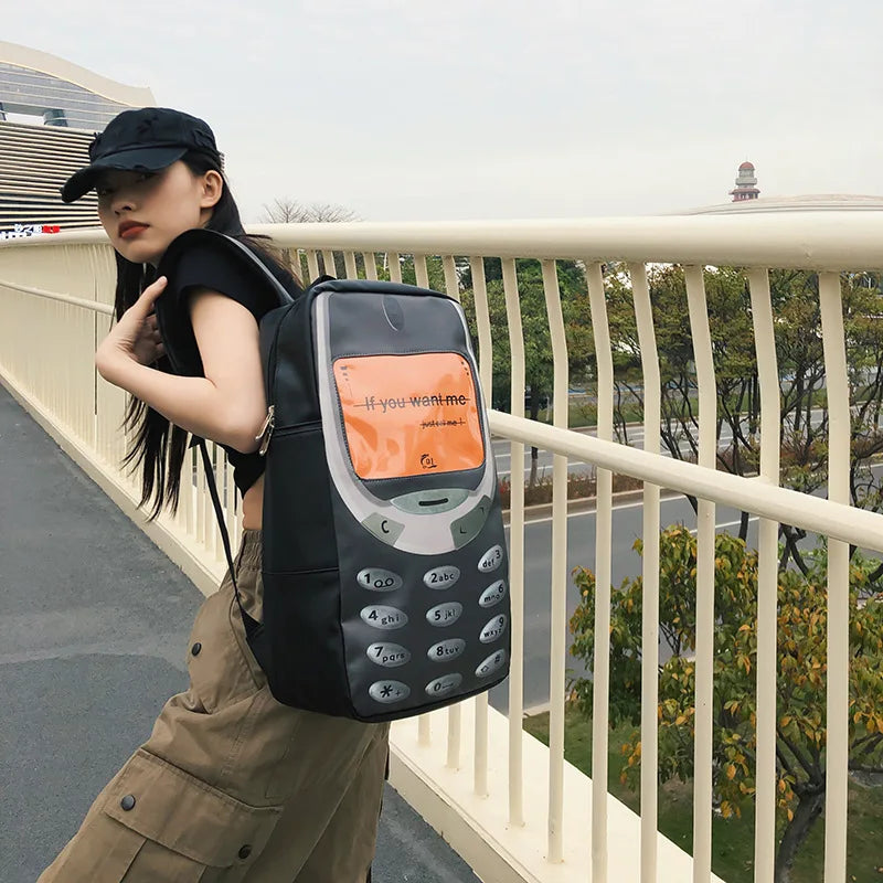 Retro Nokia Mobile Phone Backpack
