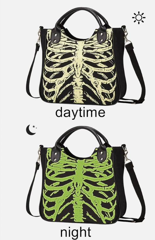 Glow in the Dark Skeleton Handbag