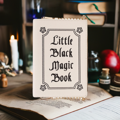 Black Magic Book Handbag