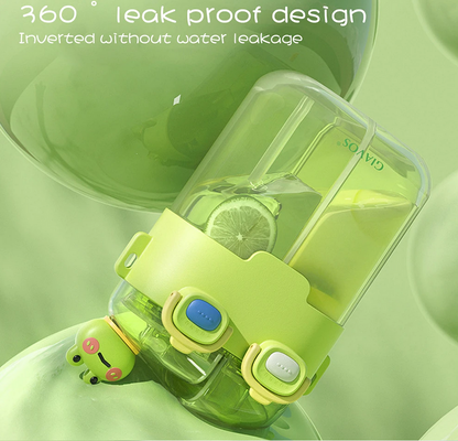 780ML Cute Character Dual Container Water Bottle Bag