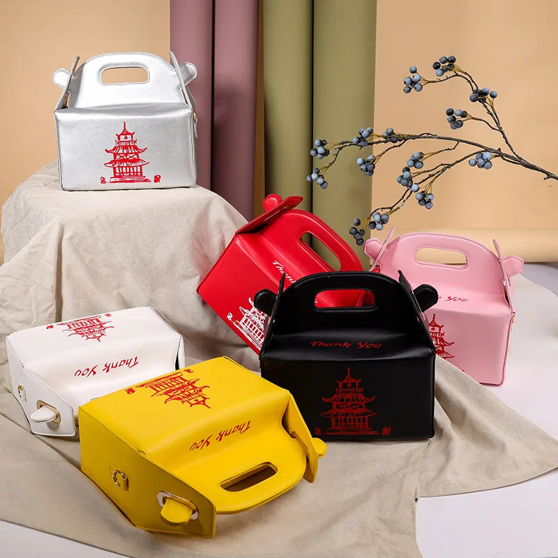 Large Chinese Takeout Box Handbag