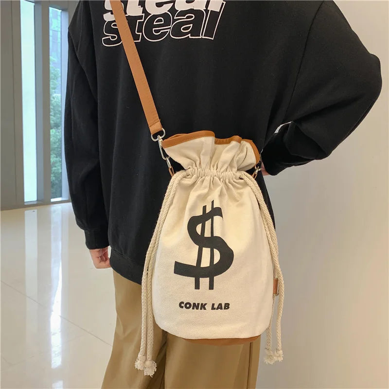 Moneybag Backpack / Crossbody Bag