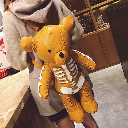 Skeleton Teddy Bear Backpack