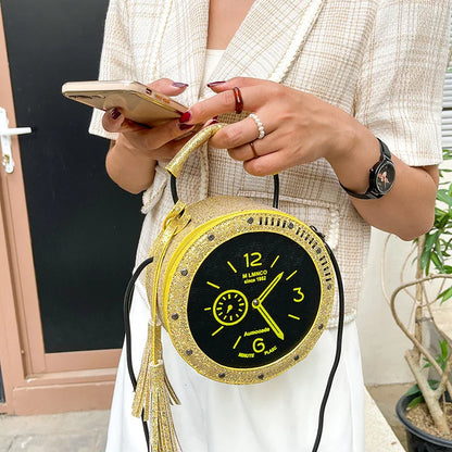 Clock Handbag