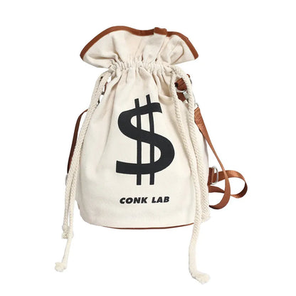 Moneybag Backpack / Crossbody Bag