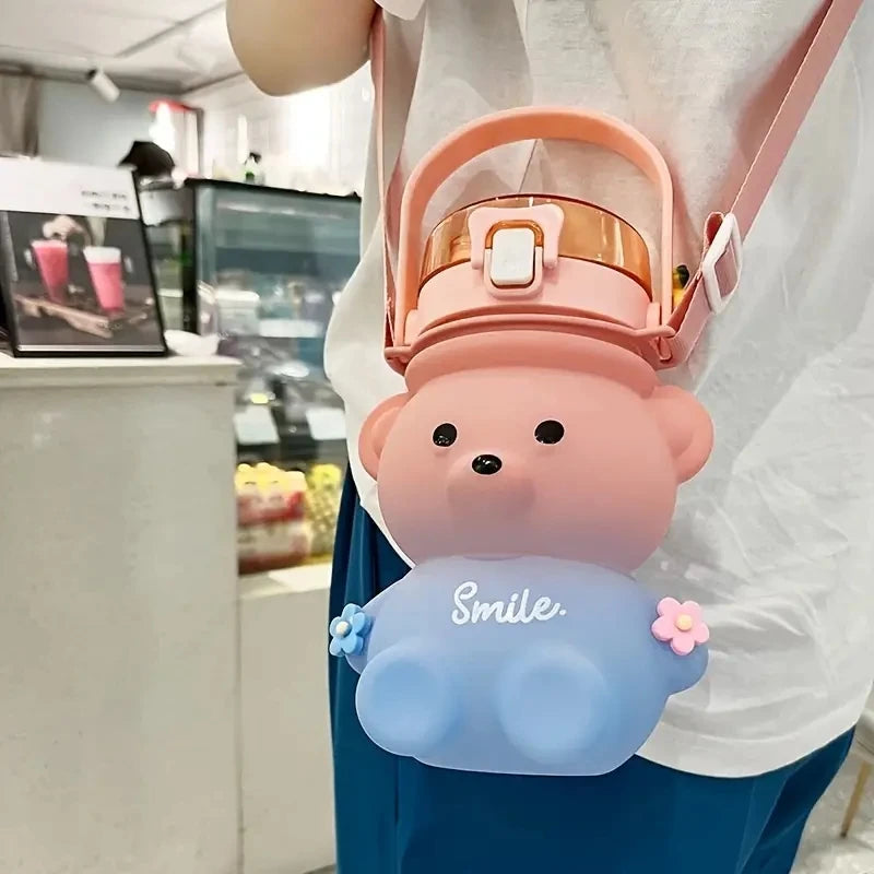 700ML Teddy Bear Water Bottle Bag