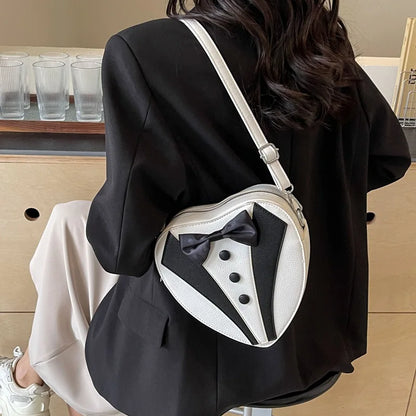 Tuxedo and Tie Handbag
