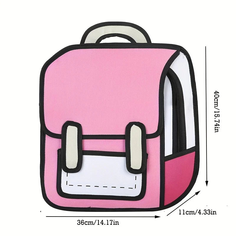 2D Cartoon Backpack