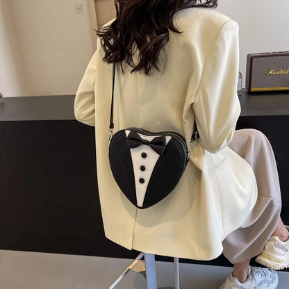 Tuxedo and Tie Handbag