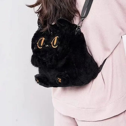 Cat Head Backpack / Crossbody Bag