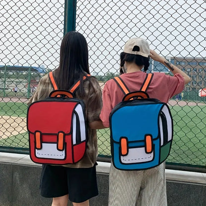 2D Cartoon Backpack