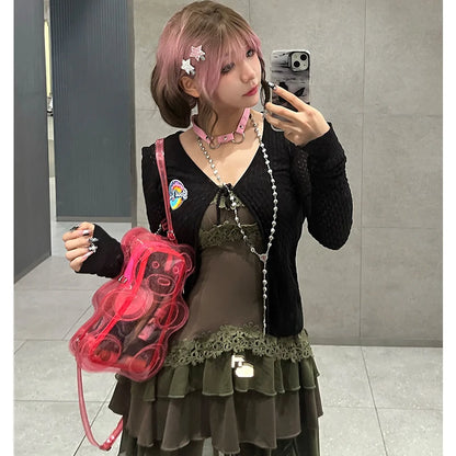 Transparent Gummy Bear Backpack