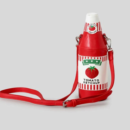 Tomato Sauce Bottle Crossbody Bag