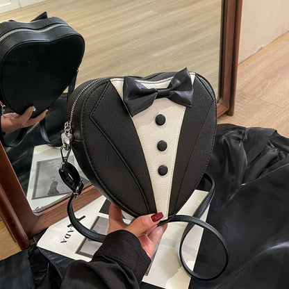 Tuxedo and Tie Handbag