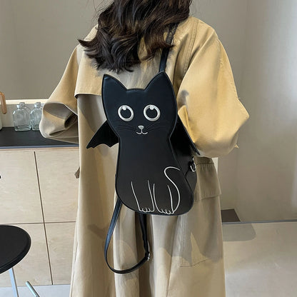 Cat with Bat Wings Backpack