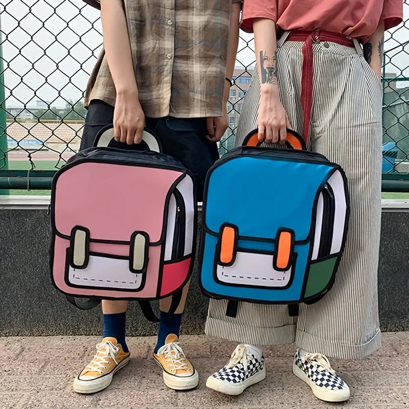 2D Cartoon Backpack