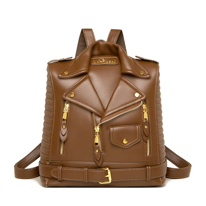 Leather Jacket Backpack