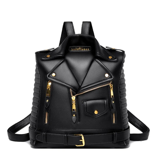 Leather Jacket Backpack