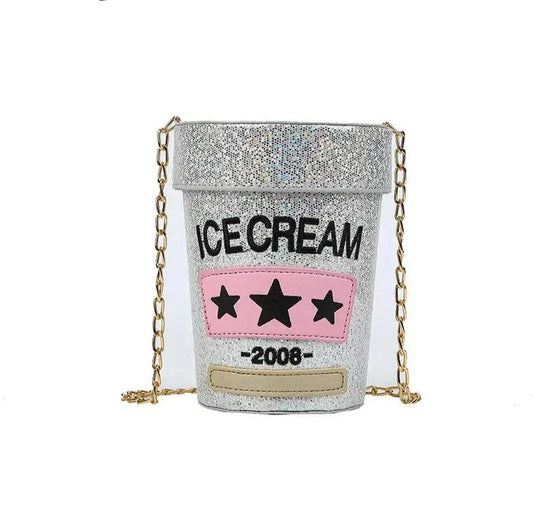 Ice Cream Bucket Handbag