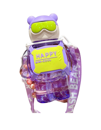 850ML Space Teddy Bear Water Bottle Bag